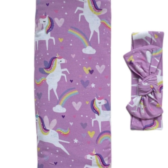 🦄NIB LS Swaddle Set🦄 - Picture 2 of 3